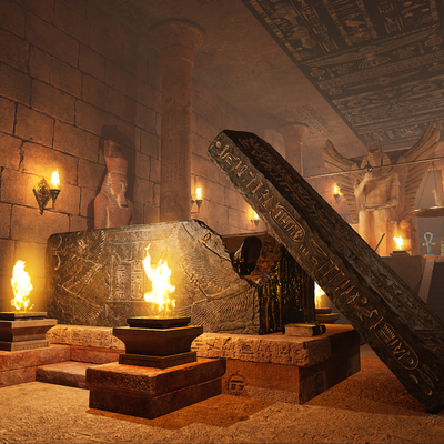 The Pharaoh's Tomb: Online Escape Room Experience